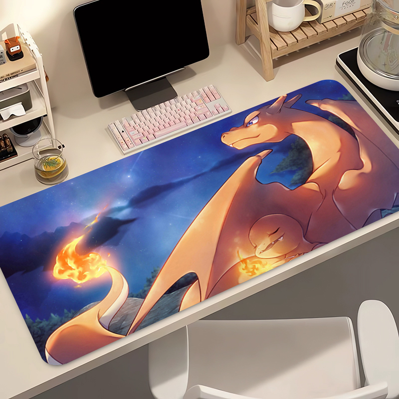 Gaming Accessories Kawaii - Anime Mouse Pad Pokemon Charizard Kawaii