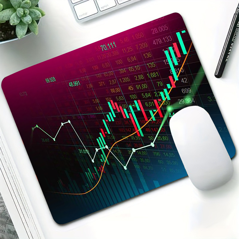 Gaming Accessories Market - Market Trading Graph Square Mouse Pad