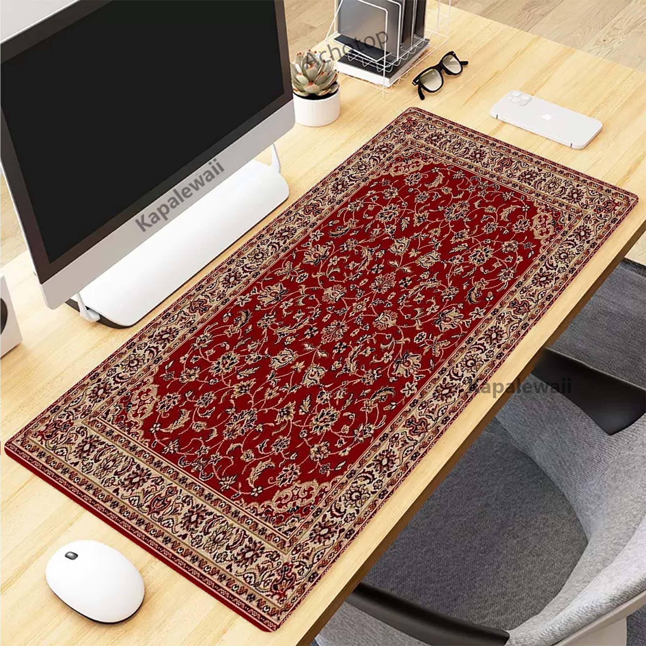 Gaming Accessories Retro - Retro Persian Carpet Mouse Pad for