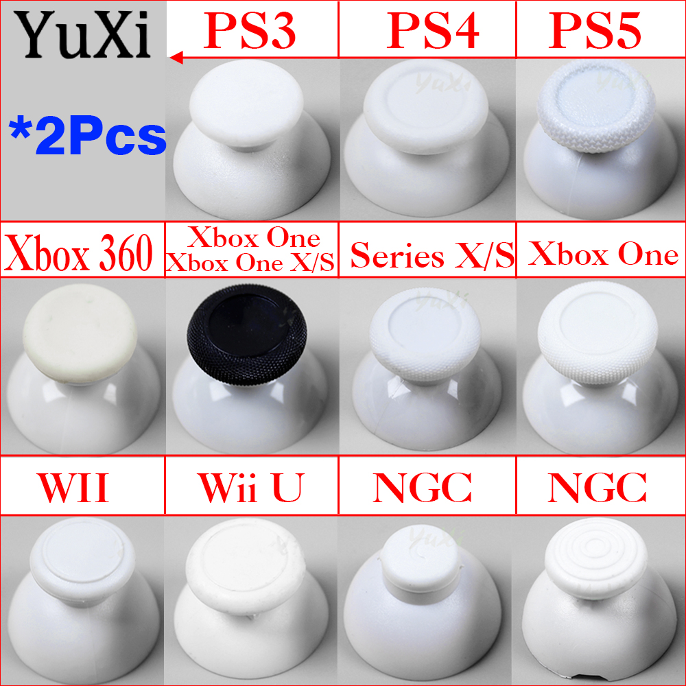 Jjk Gaming Accessories - 2Pcs 3D Analog Thumbstick Cap For