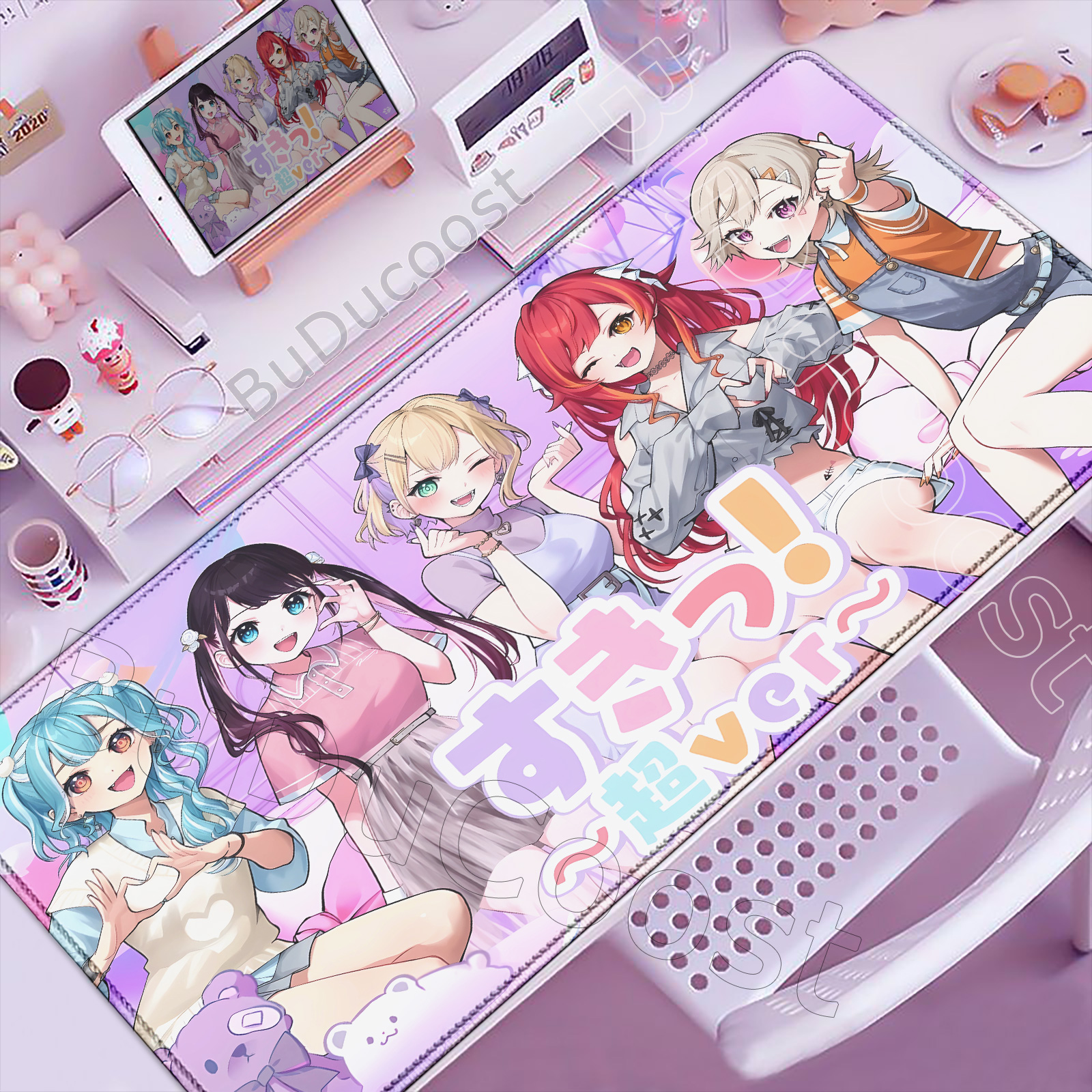 Virtual Gaming Accessories - New VSPO Mouse Pad VTuber Virtual