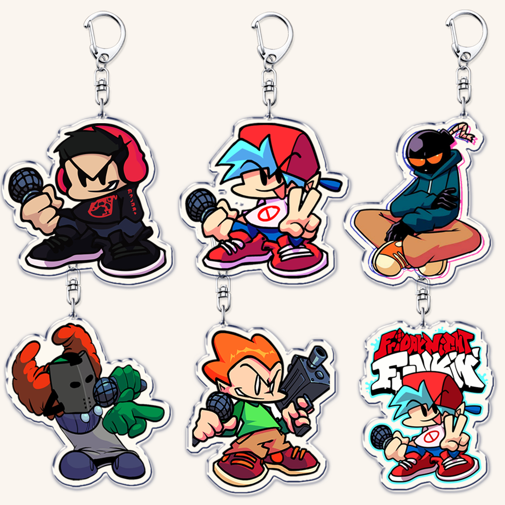 Gaming Accessories Gift For Boyfriend - Cute Cartoon Game Boyfriend Girlfriend Keychains