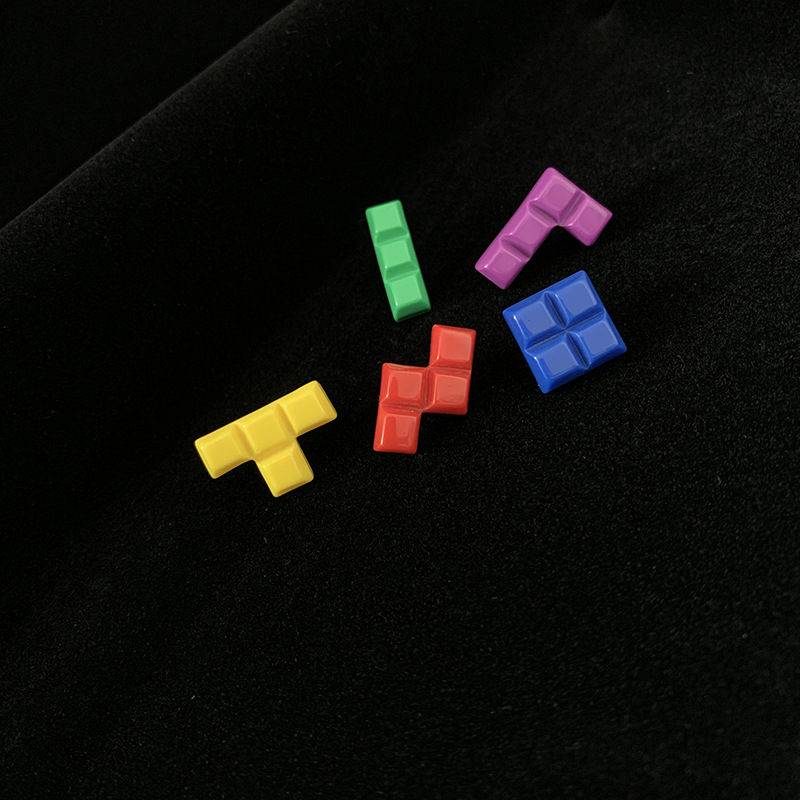 Tetris Block Resin Pins Retro  - Gaming Accessories Retro recension och pris