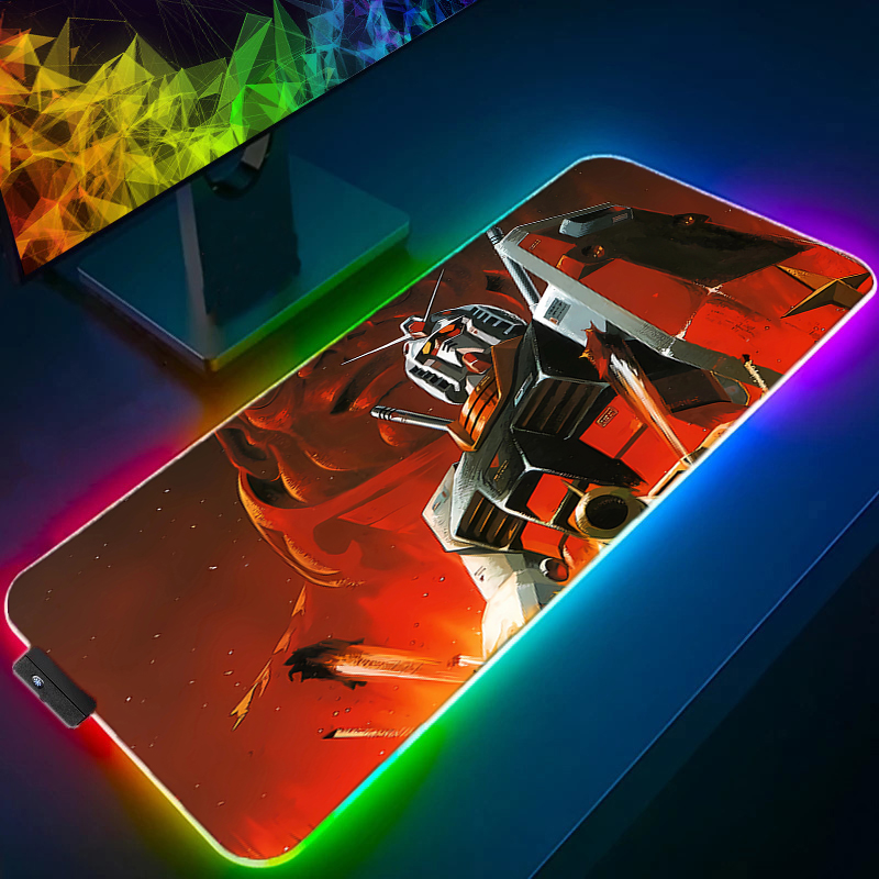 RGB Kawaii Mouse Pad Anime Gab - Gaming Accessories Kawaii recension och pris