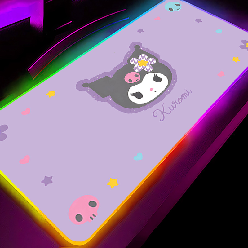 RGB Mouse Pad Large Lock Edge  - Gaming Accessories Kawaii recension och pris