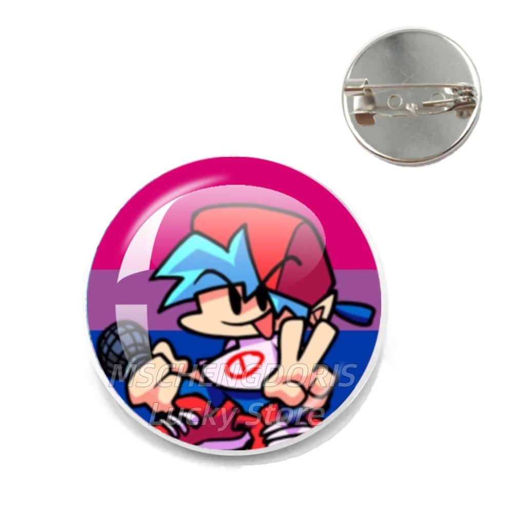 Friday Night Funkin' Pins Boyf - Gaming Accessories Gift For Boyfriend recension och pris