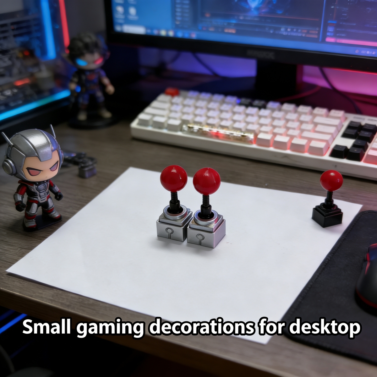 NEW Artisan Keycaps Game Rocke - Gaming Accessories Retro recension och pris