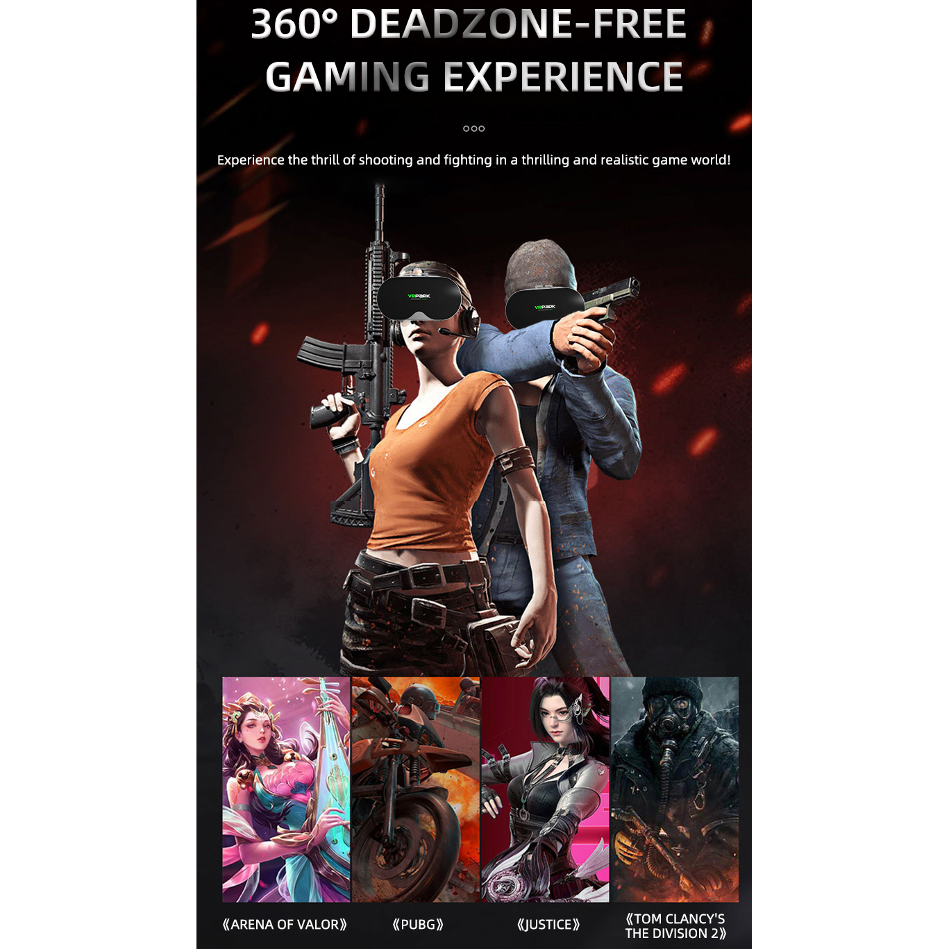 Virtual Reality 3D VR Glasses  - Virtual Gaming Accessories recension och pris