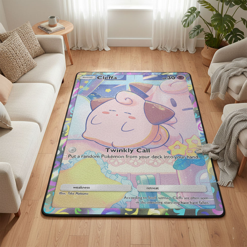Pokemon Cleffa Anime Rug Kawai - Gaming Accessories Kawaii recension och pris