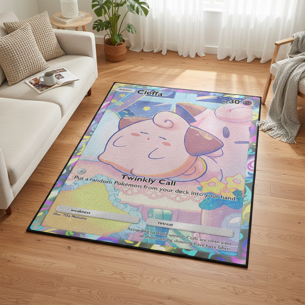 Pokemon Cleffa Anime Rug Kawai - Gaming Accessories Kawaii recension och pris
