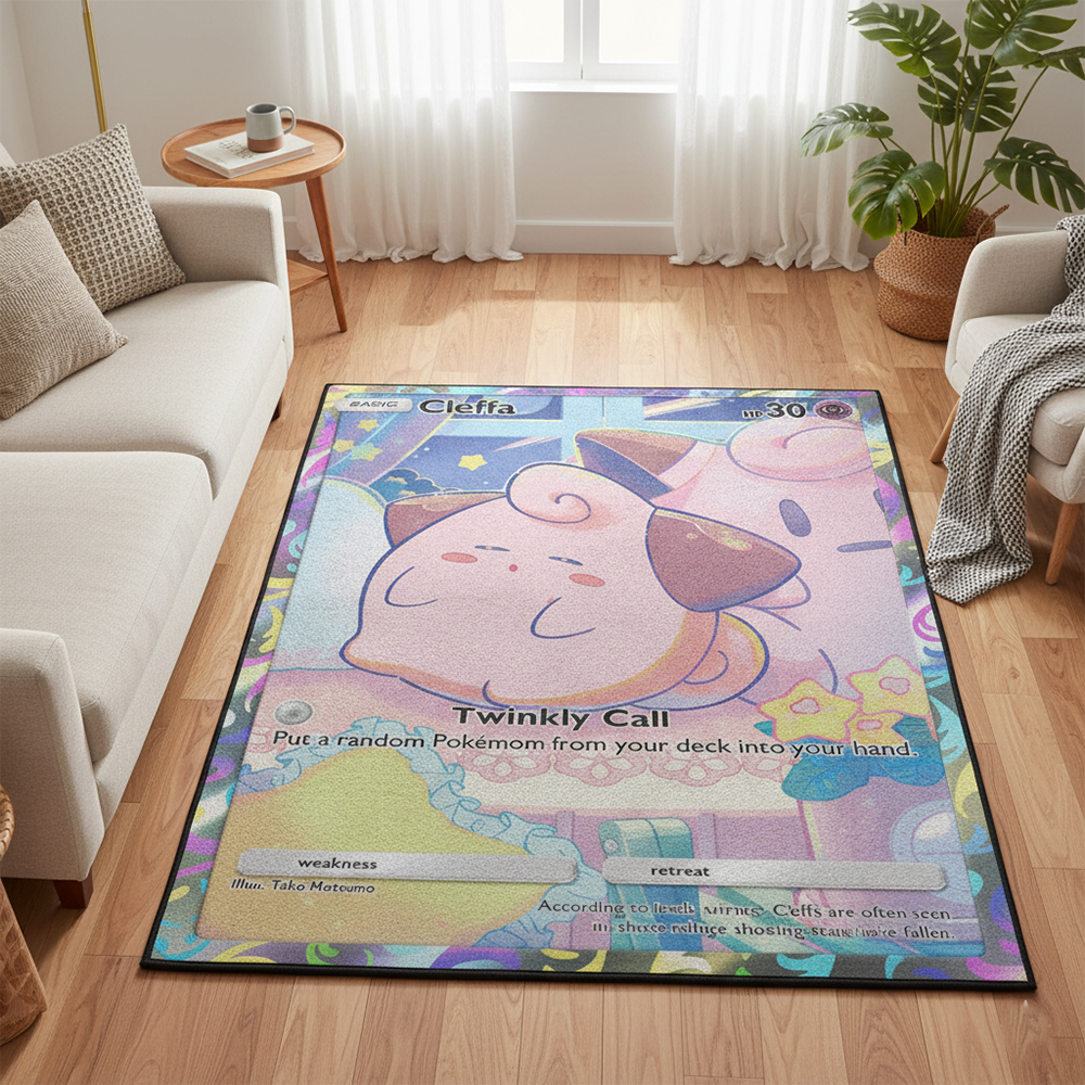 Pokemon Cleffa Anime Rug Kawai - Gaming Accessories Kawaii recension och pris