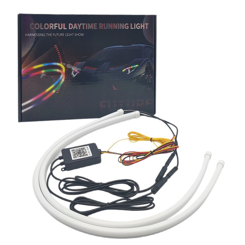 2PCS Car LED Strip Lights Flex - Rgb Hub Sync recension och pris