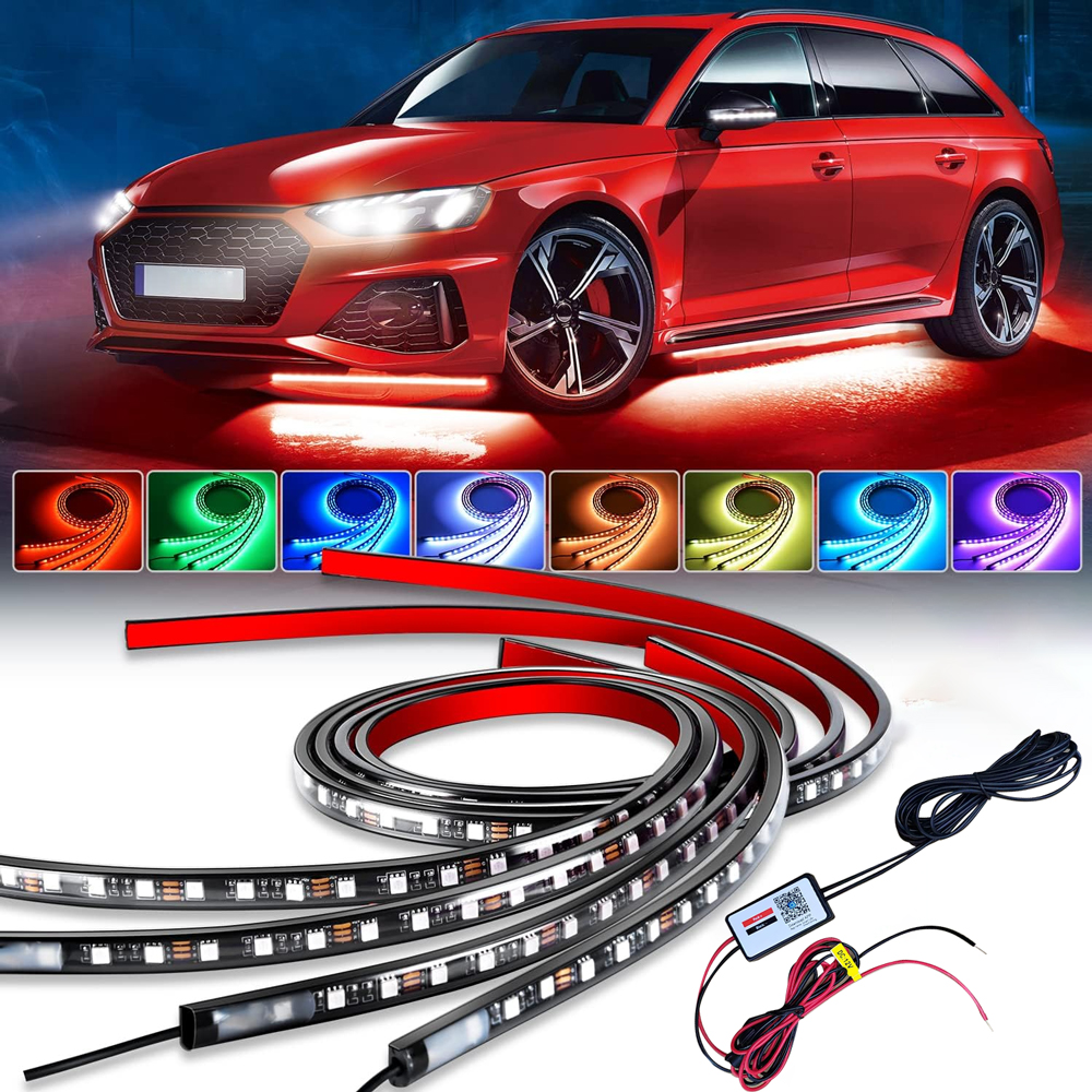 RGB Car Underglow Strip Lights - Rgb Hub Sync recension och pris