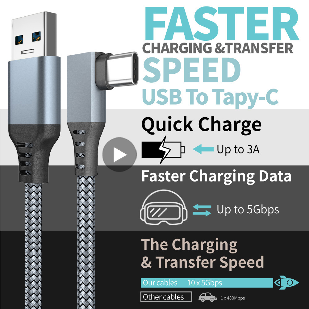 Cable USB A To Type C 5M For M - Virtual Gaming Accessories recension och pris