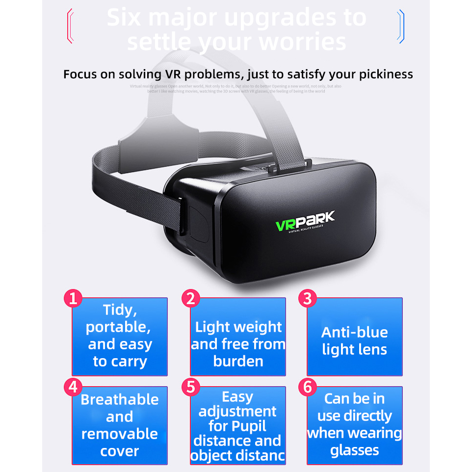 VR Glasses 3D Virtual Reality  - Virtual Gaming Accessories recension och pris
