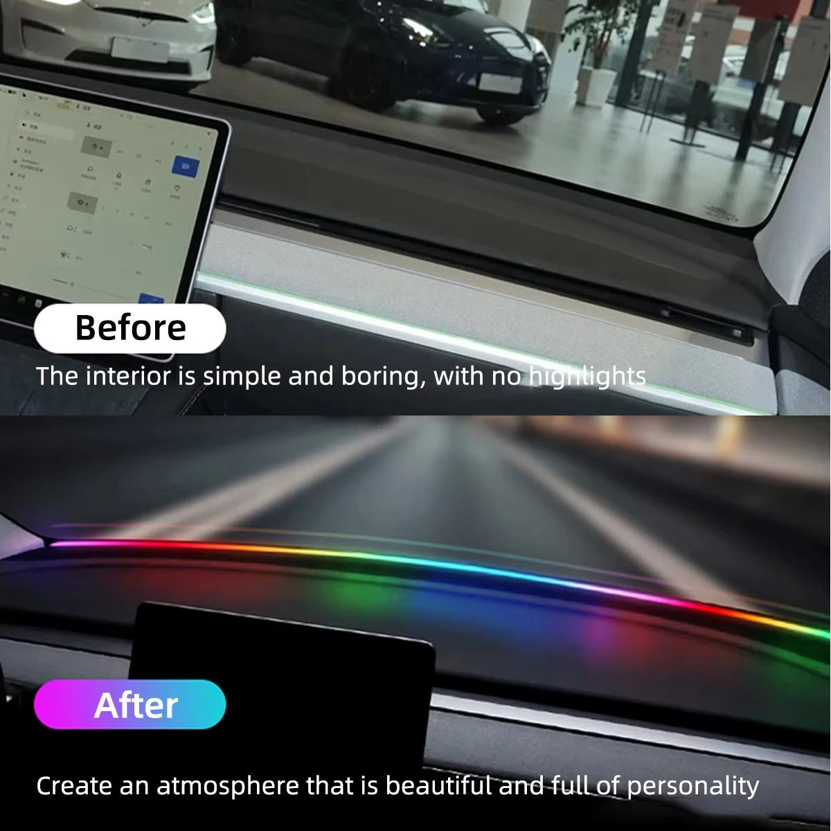 Front Windshield LED Atmospere - Rgb Hub Sync recension och pris