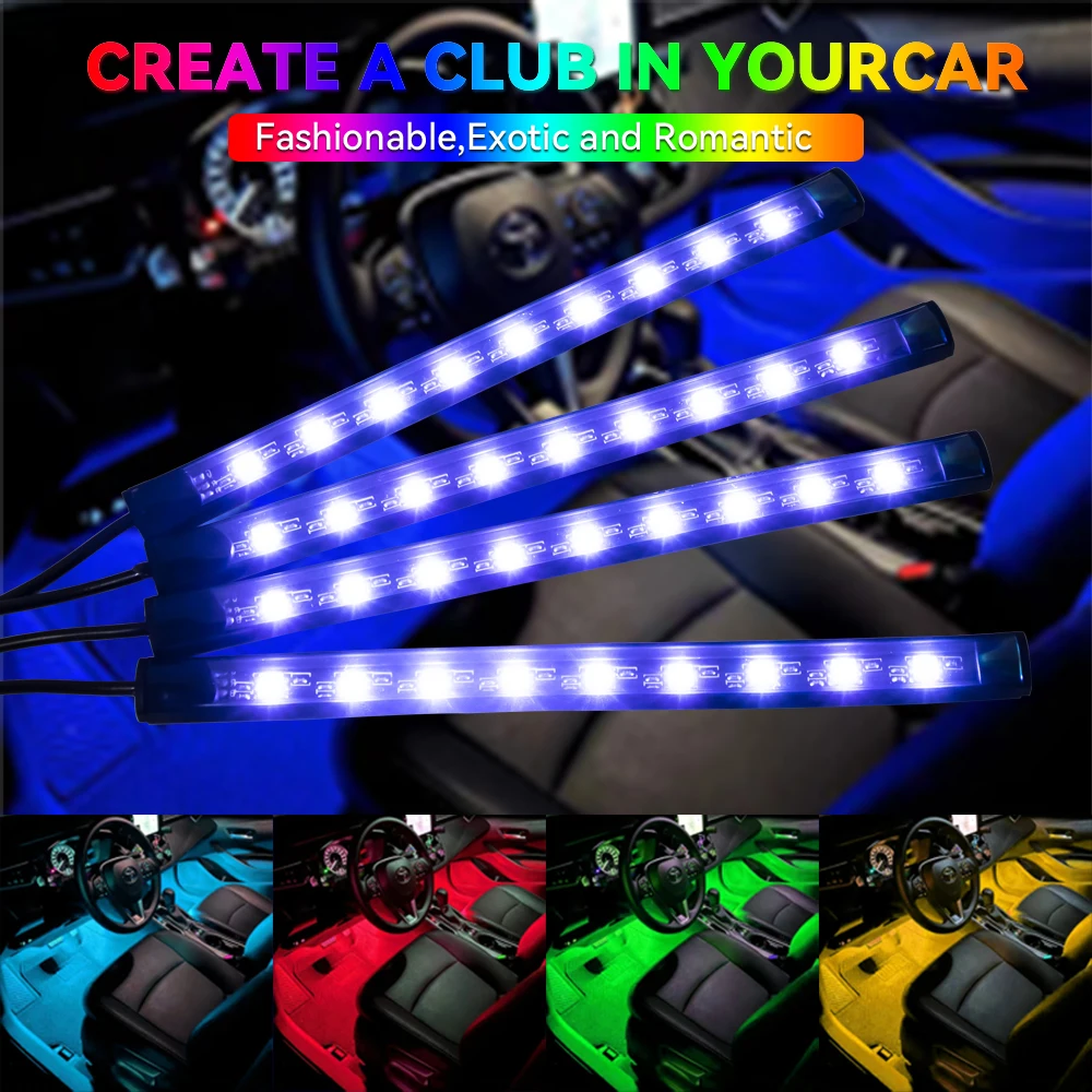 LED Car Ambient Lamp Car Inter - Rgb Hub Sync recension och pris