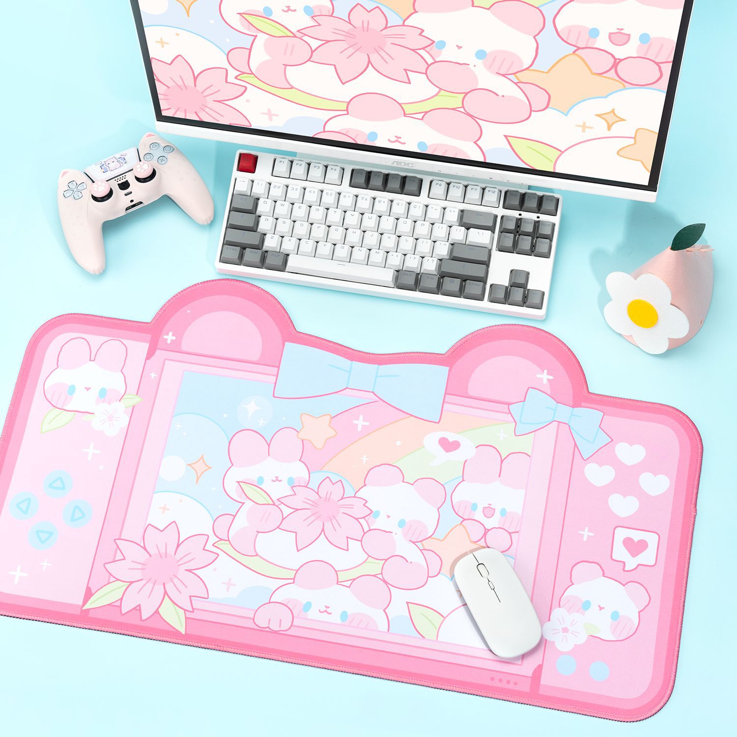 Extra Large Kawaii Gaming Mous - Gaming Accessories Kawaii recension och pris