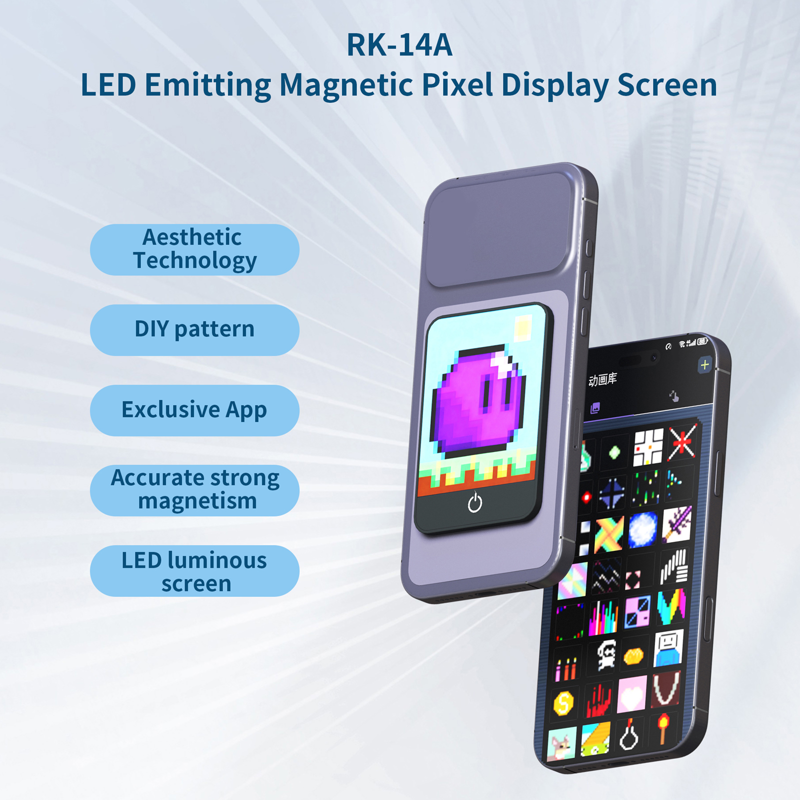 Magnetic Pixel Art DIY Display - Gaming Accessories App recension och pris