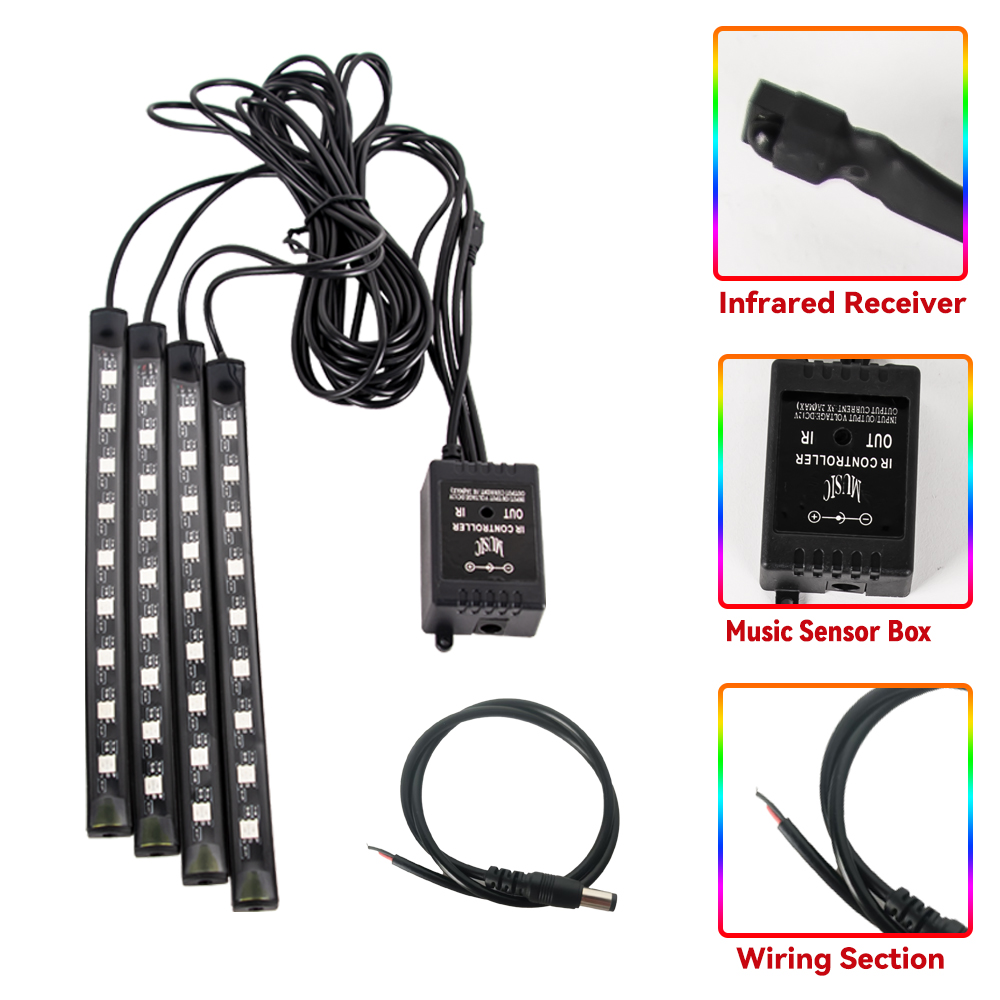 LED Motorcycle Car Atmosphere  - Rgb Hub Sync recension och pris