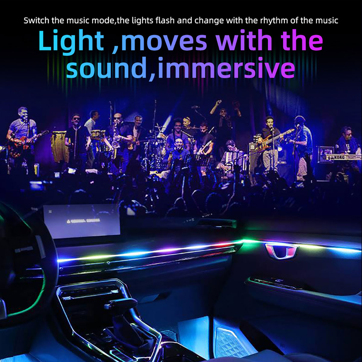 6/10 in 1 Car Led Ambient Ligh - Rgb Hub Sync recension och pris