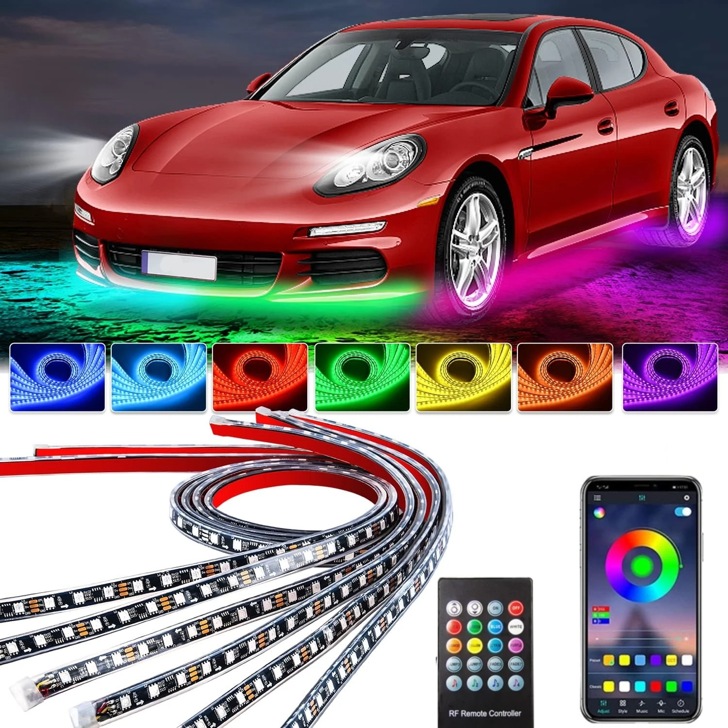Car Underglow Neon Light Flexi - Rgb Hub Sync recension och pris