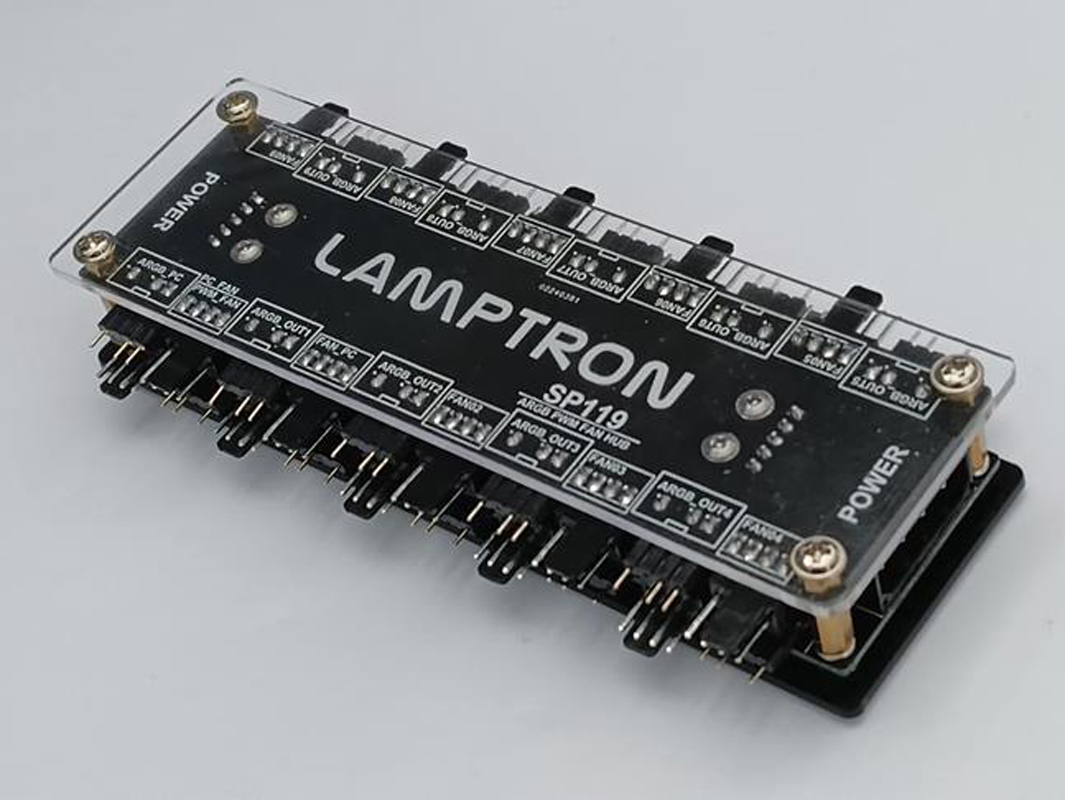LAMPTRON 20-Way ARGB PWM Fan H - Gaming Hardware And Accessories recension och pris