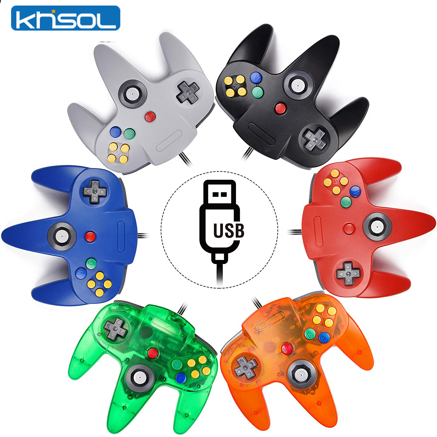 N64 Controller Classic USB Wir - Gaming Accessories Retro recension och pris