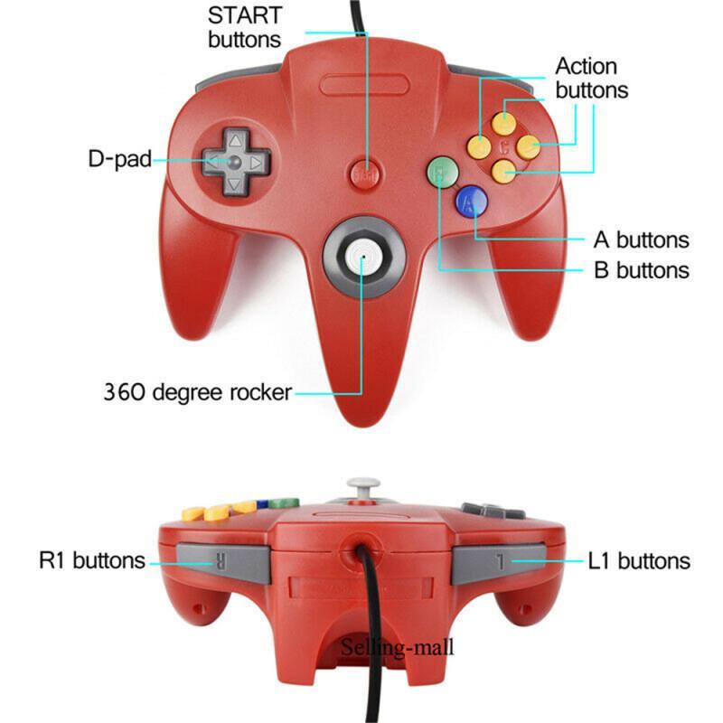 N64 Controller Classic USB Wir - Gaming Accessories Retro recension och pris