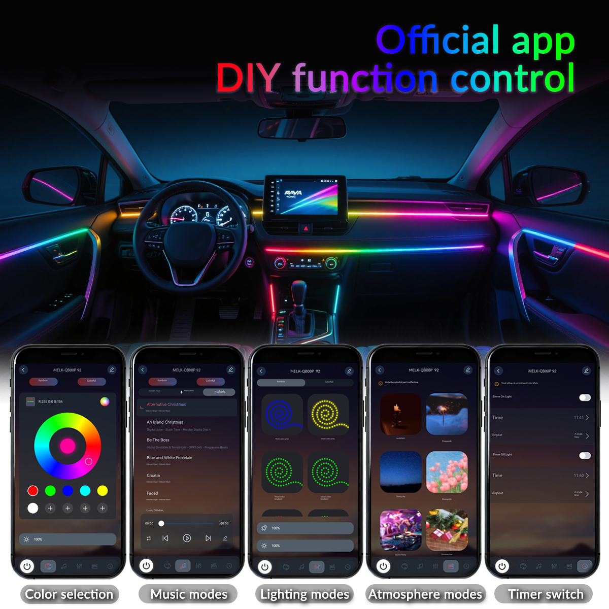 Symphony Car Ambient Lights Ki - Rgb Hub Sync recension och pris