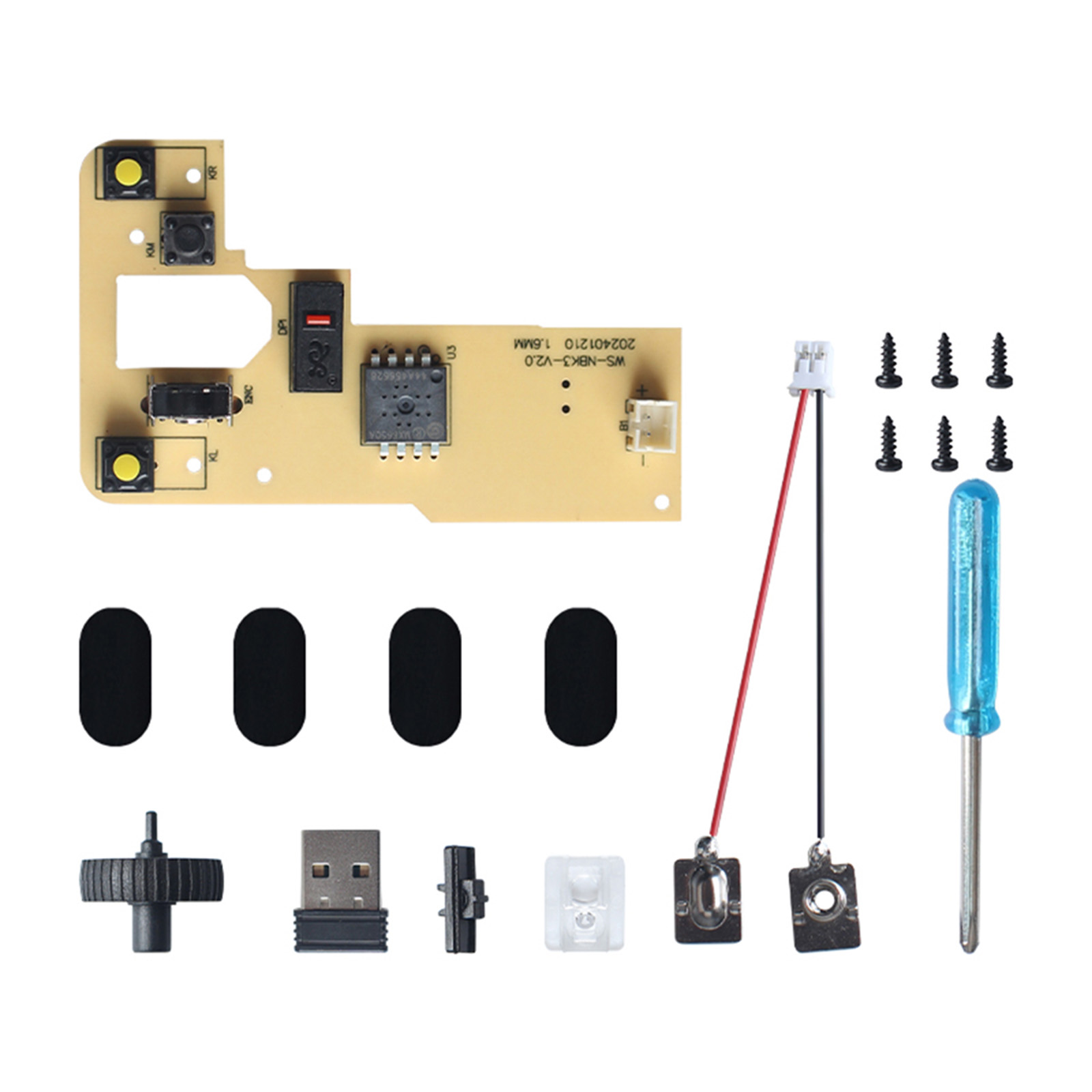 1 Set DIY Wireless Mouse Print - Gaming Hardware And Accessories recension och pris