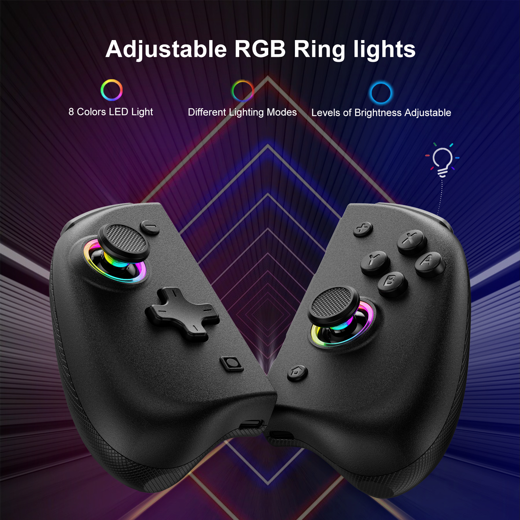 Wireless Bluetooth Controller  - Gaming Accessories Retro recension och pris