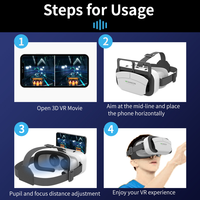 Viar 3D Virtual Reality VR Gla - Virtual Gaming Accessories recension och pris